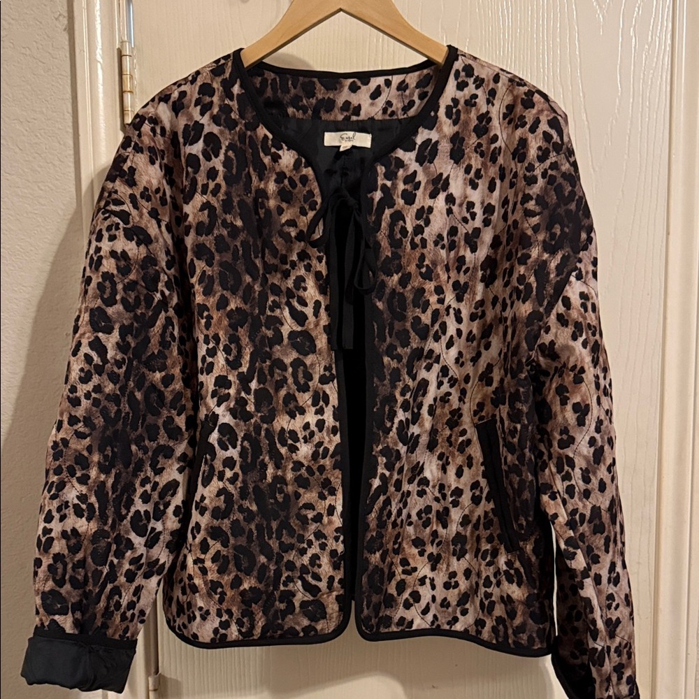 Easel Leopard Print Women's Blazer